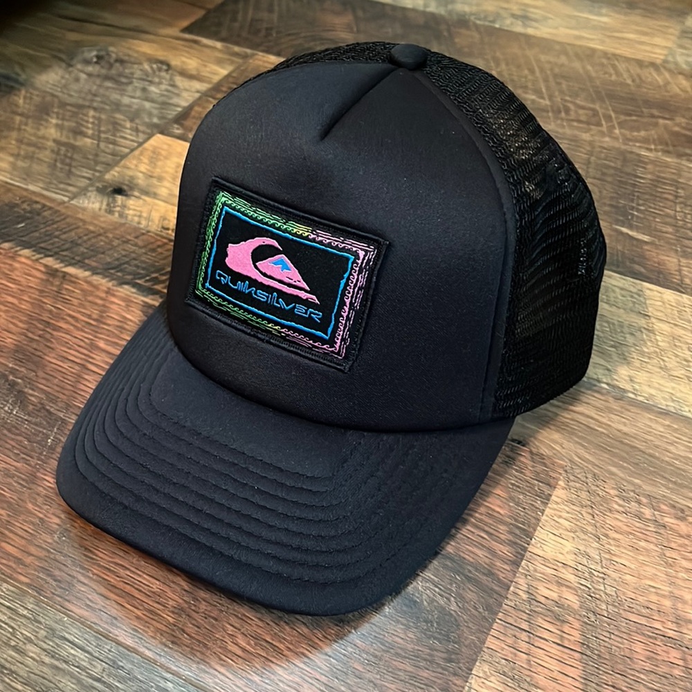 Quiksilver Men’s Black Trucker Hat